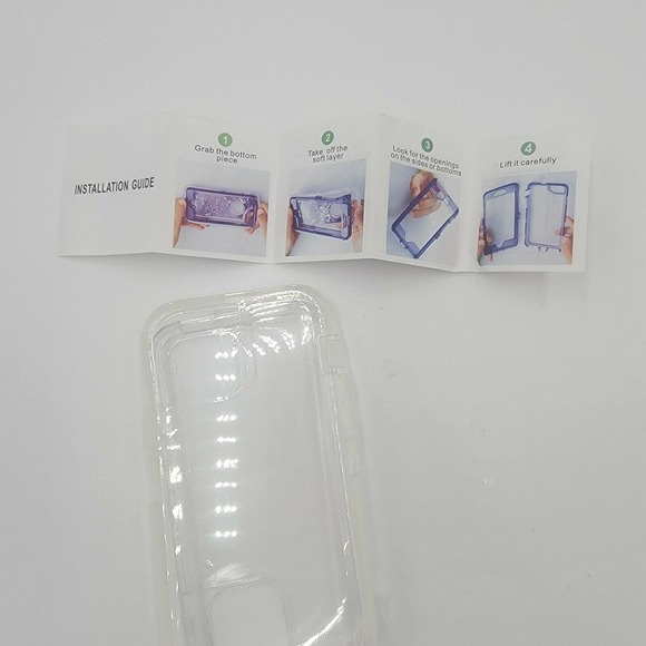 I Phone 12 Pro Max Hybrid Clear Phone Case, Compatible With 12 Promax 6.7 - Picture 3 of 4